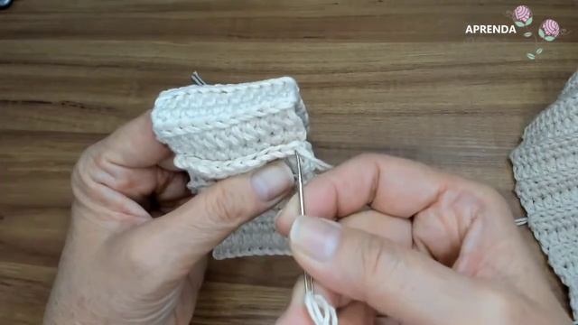 APRENDA FAIXA DE CABELO DE CROCHÊ COM NOZINHO