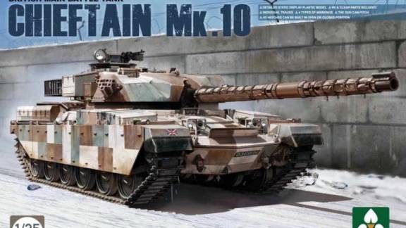 Распаковка Takom 1/35 2028 Chieftain Mk 10