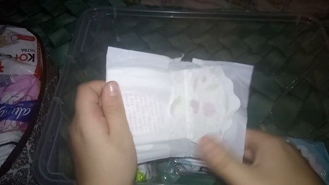 Уборка в хранение прокладок (перестановка)
