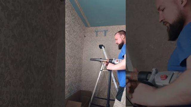 Установка кондиционеров #установкакондиционеров