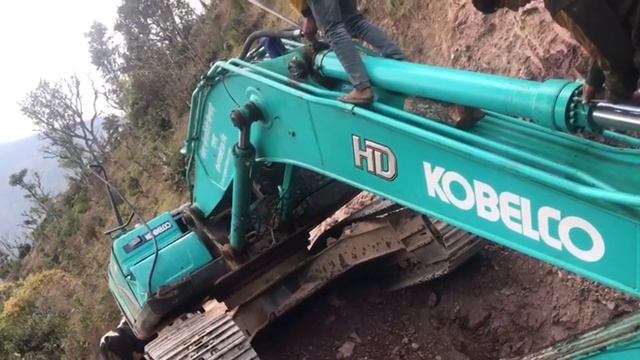 kobelco 210 arm cylinder seal change