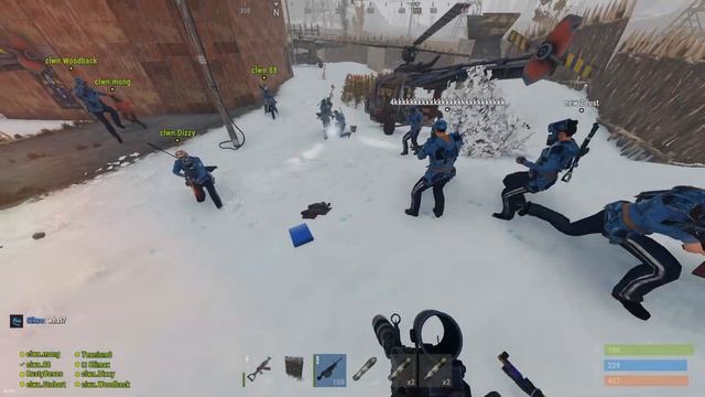 EU Main │ A Wipe Cut Short With (.CLWN) Rust PVP & Online Raid