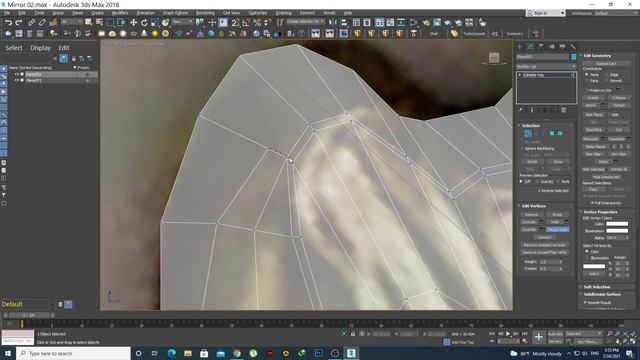 How to Modeling Round Mirror in 3dsMax?/Xaqani Ahmedov