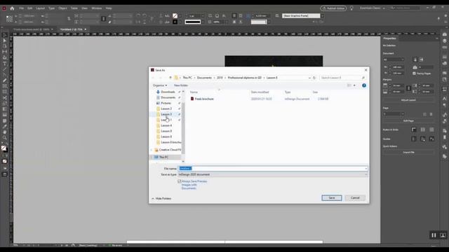 Brochure Design using Adobe InDesign