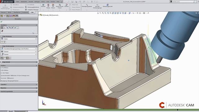 HSMWorks 2015: Optimierte Werkzeugnutzung durch 5 Achsen Tilting
