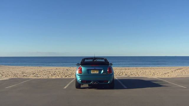 The new MINI Cooper S Convertible Exterior Design in Caribbean Aqua Metallic | AutoMotoTV