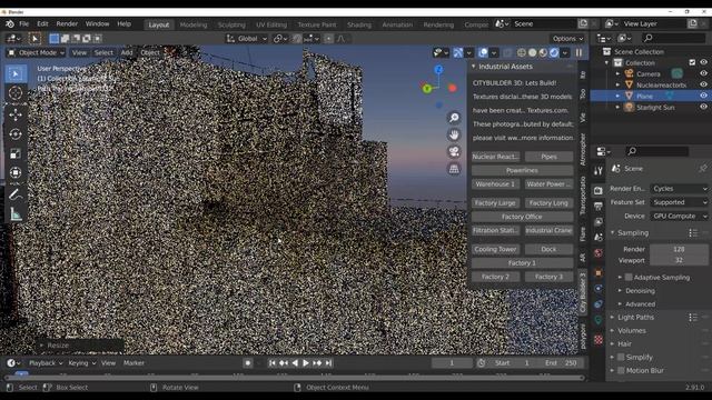 Blender City-Builder - Industrial Asset Addon!