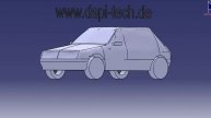 CATIA CAD Peugeot 205 Ansys.avi