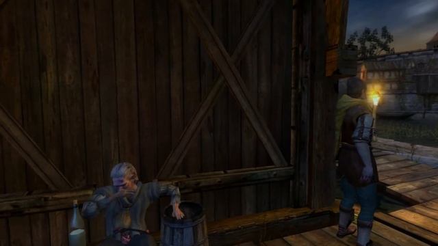 Геральт ОТЛИЧНО мелет зерно | The witcher