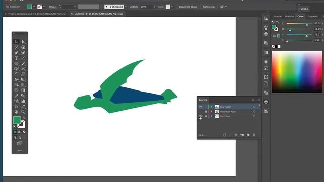 ART 120 Ep 3.  Turtle Logo