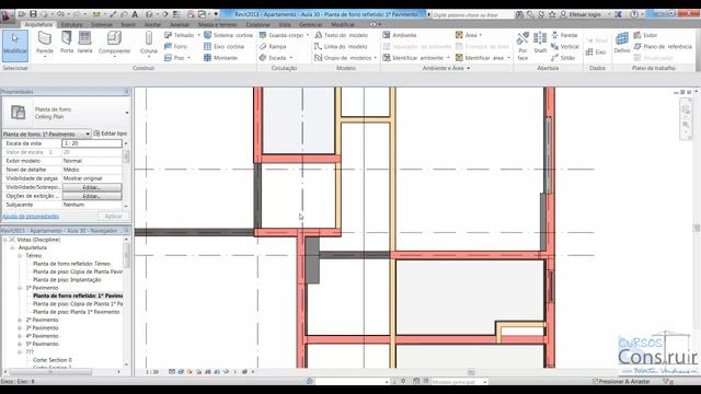 Revit 2013 Aula 30: Inserindo forros por croqui