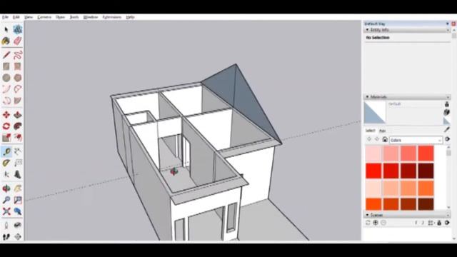 🔴 HOW TO MAKE 3D HOME DESIGN SIZE 6X8 M IN SKETCHUP | PART 5