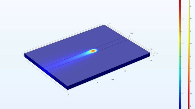 ARC welding Simulation/Moving heat source/Gaussian model/COMSOL Multiphysics 5.5