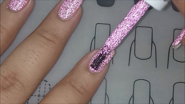 Esmalte Glitter Refletivo Diamante Sakura - Hits 💎🌸✨ #nails #unhas #nailart