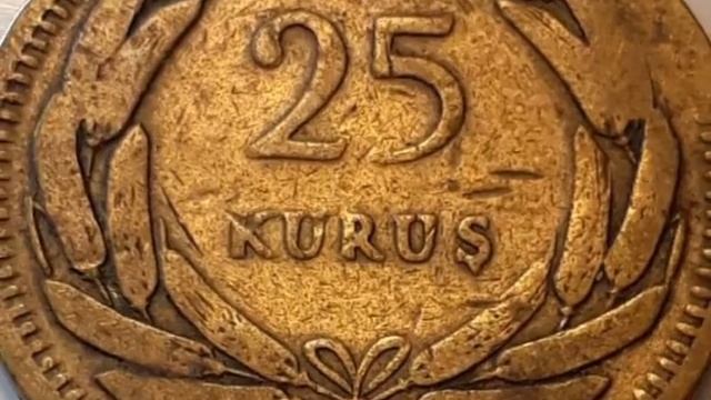 25 Kurus 1949 ,value and price rare