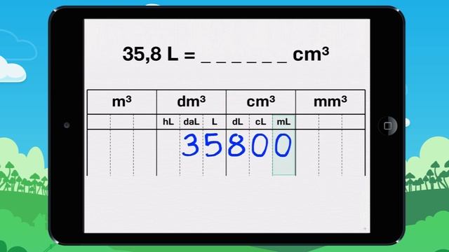 Vidéo 17 Leçon Découvre un autre tableau de conversion avec m3 et L !