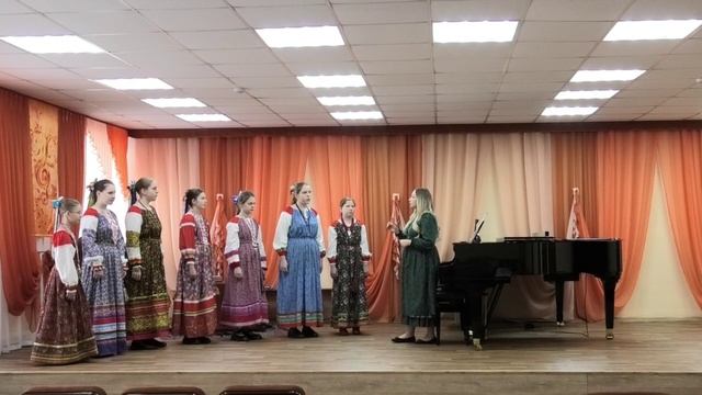 Урок  "Вокальная работа в классе фольклорного ансамбля"