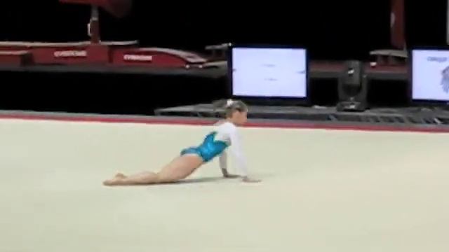 Alena Marchenko (RUS) Floor Exercise, 2010 Gymnix Junior Cup