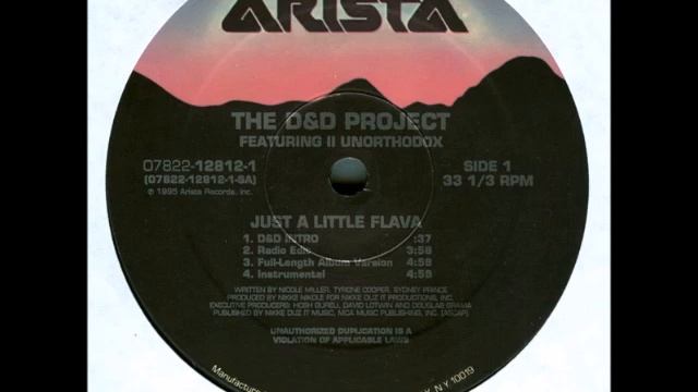 II Unorthodox - Just A Little Flava (Instrumental)