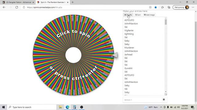 Mission Selector