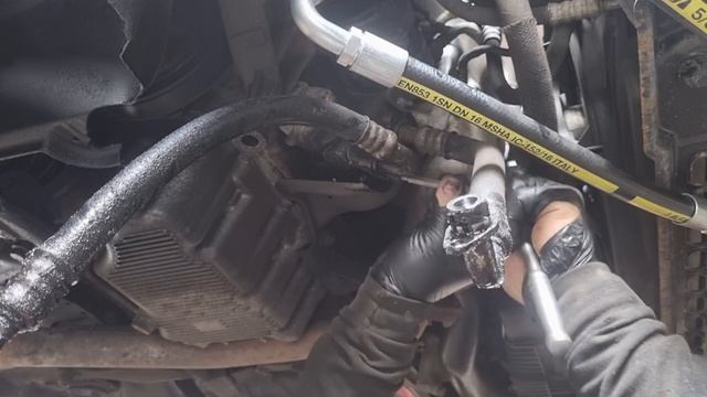 Alfa Romeo GT Fitting An Upgraded Oil Cooler And Pipes