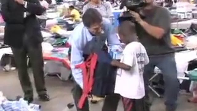 Governor Perry's Hurricane Katrina Happy Birthday Surprise