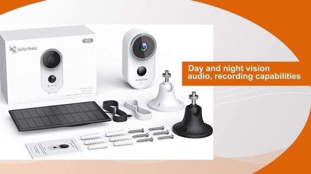 Review of Adorbee Wireless Security Outdoor Camera with Solar Panel