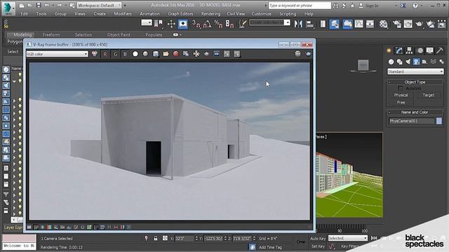 Camera Position -  3D Rendering with Vray 3.2 for 3ds Max | Black Spectacles