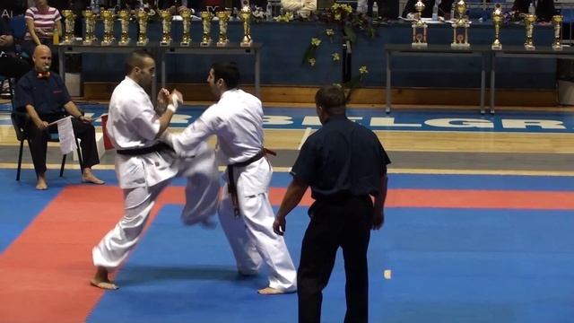 10th European Open Weight Championship Men's Semi Final - Nikolae Stoian vs Belkodja Djema