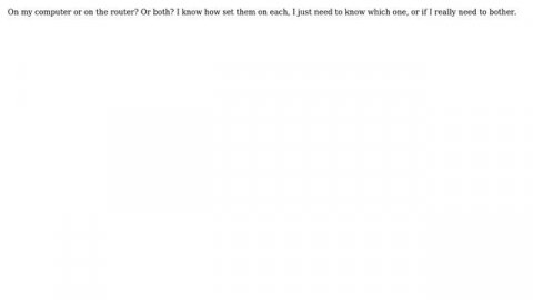 Which place do I set up DNS servers?