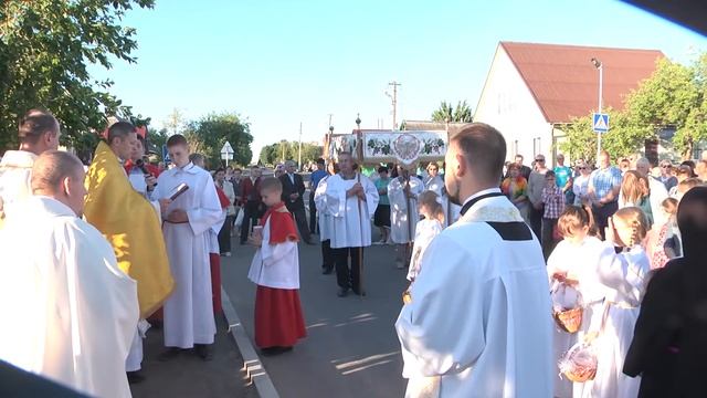 Працэсія Божага Цела ў Глыбокім