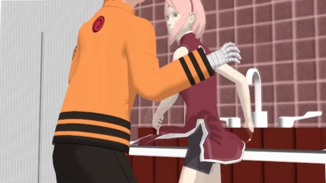 (MMD) (Naruto) Naruto And Sakura {Naruto Bad Idea} {Remake} DL