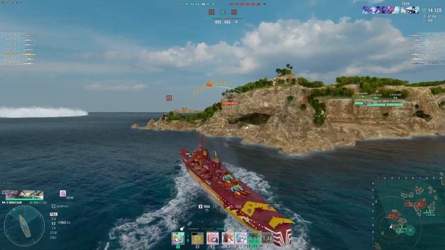 World of Warships Clan Battle (Season 20) “Salamander”[4-FUN] vs [HOP4S]