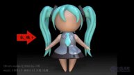 ZBrush model(+Photoshop)-Q_Miku