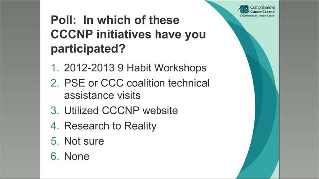 CCC National Partnership Support to CCC Coalitions Recording