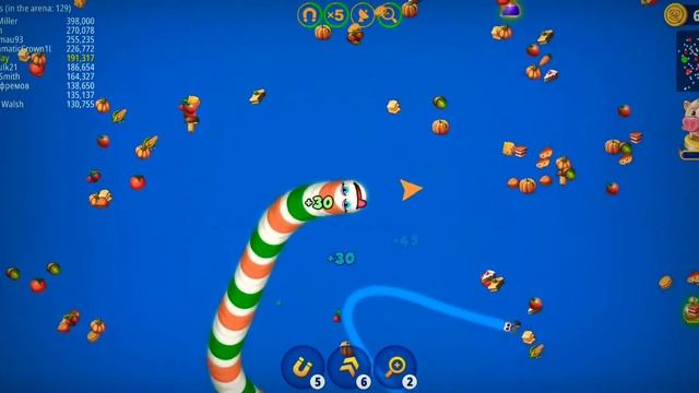 Worm Zone.io Biggest Worm part 2 | worm zone biggest Snake full Gameplay
