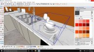 08 | Cómo hacer un render de arquitectura | INTERIOR | COCINA | V-ray 5 + Sketchup + Photoshop