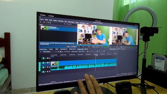 Kdenlive e Shotcut no Linux - Não deu certo