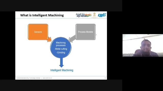 ISSS Masterclass: Dr. Prakash Vinod, "Smart machine tools and machining technologies"