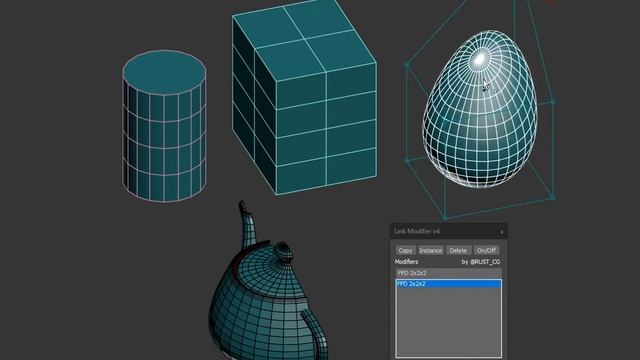 Link Modifier - LinkMTL - Link Wire Color 3dsmax script