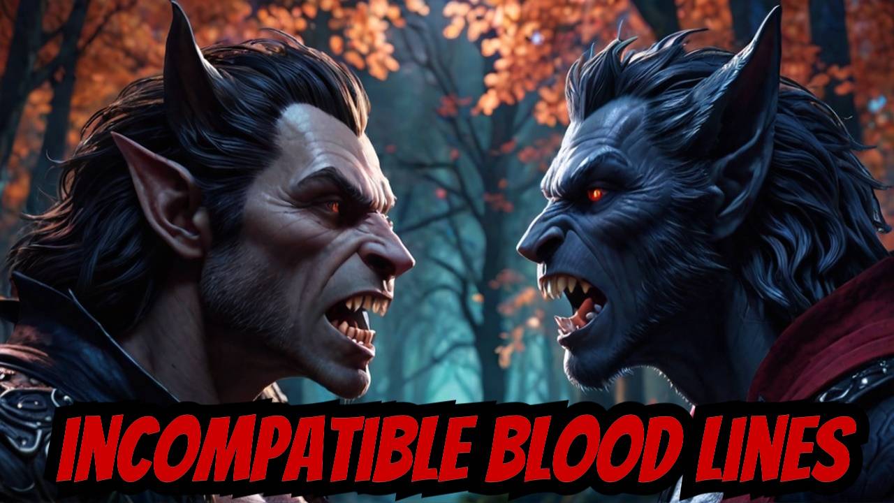 Incompatible Blood Lines #вампиры #оборотни #войныкрови