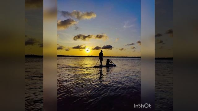 #echobeach #sunset  in #MidaCreek #watamu #standuppaddle