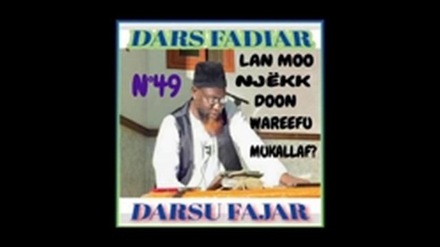 Dars Fajr du 22 novembre 2020 - Oustaz Seydou Ly
