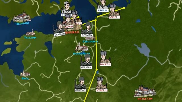 Siege of Leningrad | Animated History (REMASTER IN DESCRIPTION)