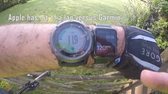 Garmin Fenix HR  vs Apple Watch Heart Rate