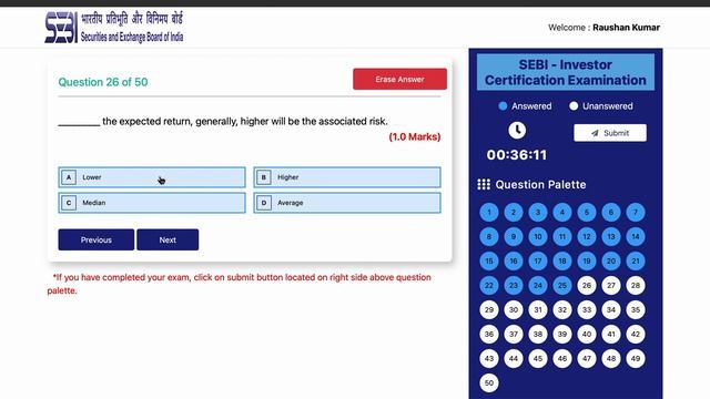 LIVE SEBI Investor Certification Exam "MOCK TEST" | #nism #sebi #nism5a #tradevila