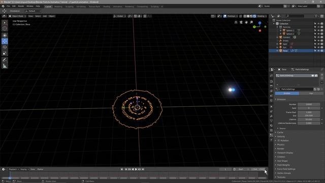 Blender Particles Tutorial - Blender 2.8 Eevee