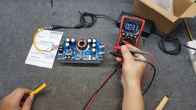 Mạch hạ áp giảm áp 20-70VDC xuống 2.5-58VDC 30A 800W   Nguyễn Thanh Tùng Zalo 0399774789