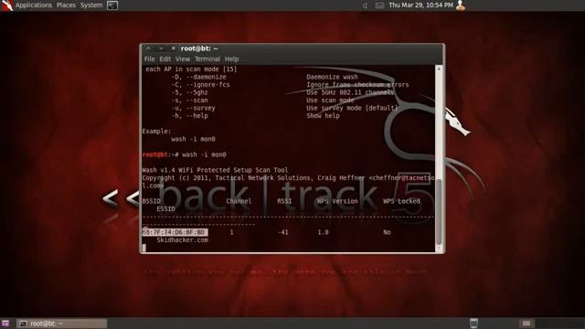 Backtrack 5 - Crack WPA on a WPS AP using Reaver - YouTube