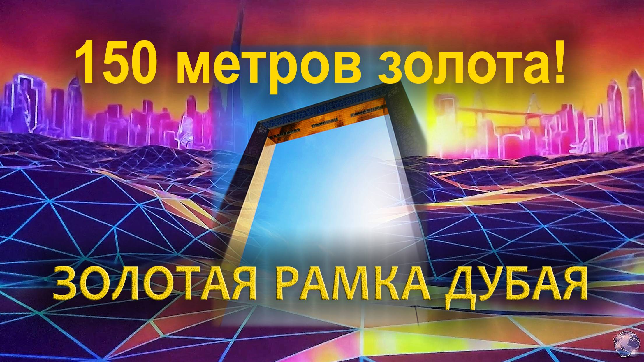 150 метров золота! Золотая Рамка Дубая.